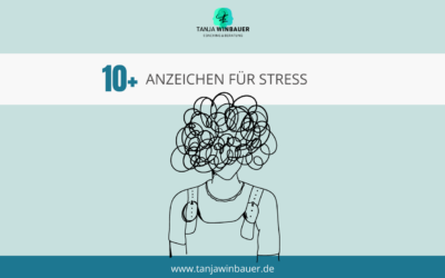 10+ Anzeichen für Stress